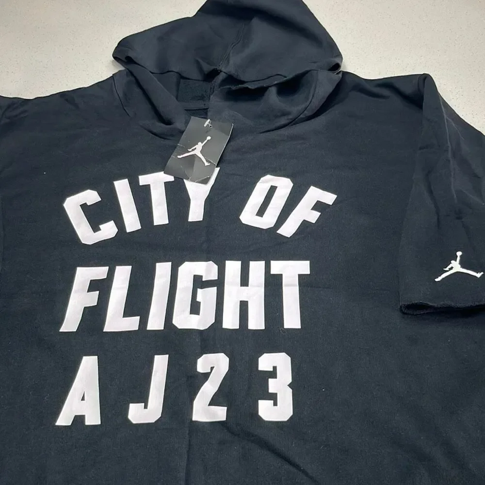 NWT Jordan Sportswear City of Flight AJ 23 Hooded Top T Shirt Mens 3XL